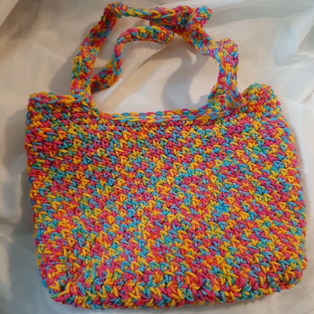 Small rainbow tote